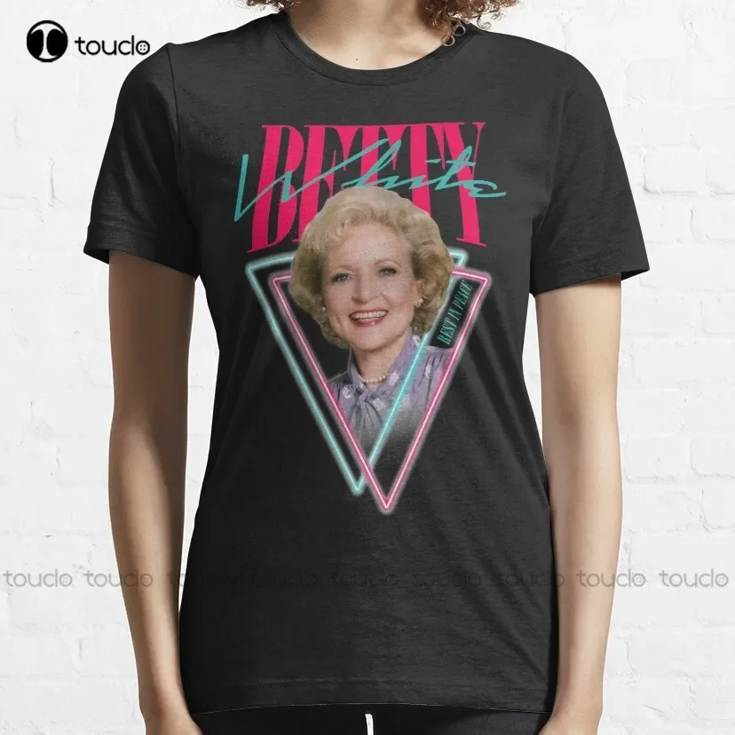 Betty-White Fan Art & Merch Golden Girls Betty-White T-Shirt Women'S Shirts Custom Aldult Teen Unisex Digital Printing Tee Shirt