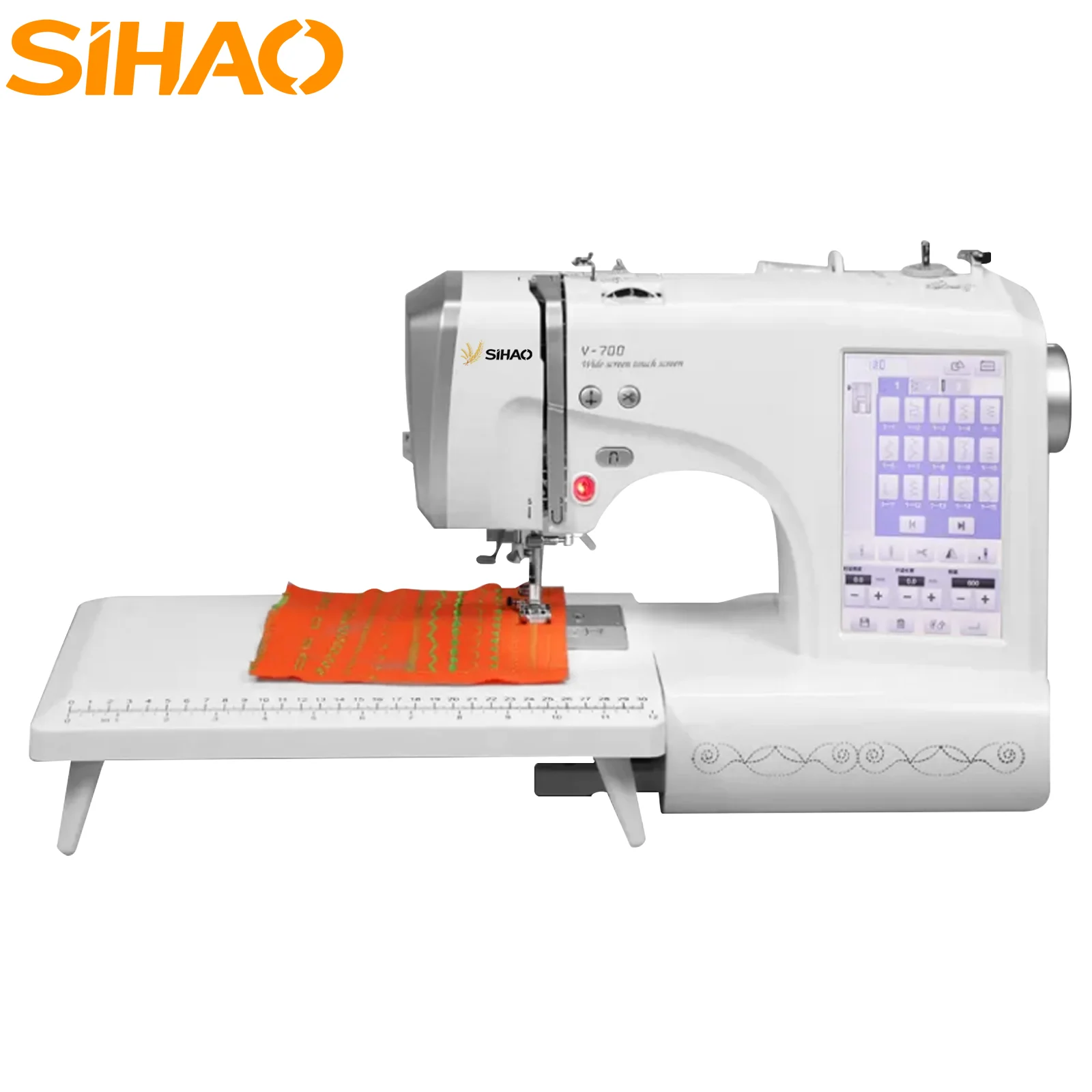 

SIHAO Embroidery Machine Multi-function Household Automatic Computerized LOGO MRSV700 LCD Touch Screen Embroidery Machine Hoops