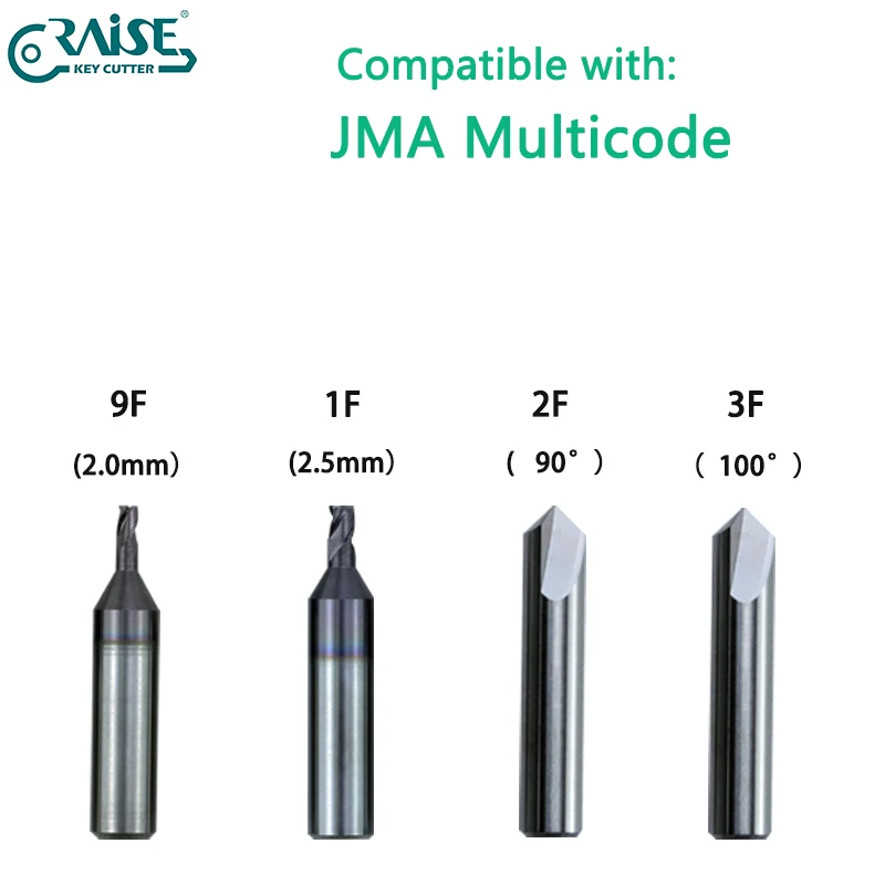 Image: Fraise JMA 9F 1F 2F 3F Compatible avec la Machine de clés MULTICODE JMA, outils de serrurier