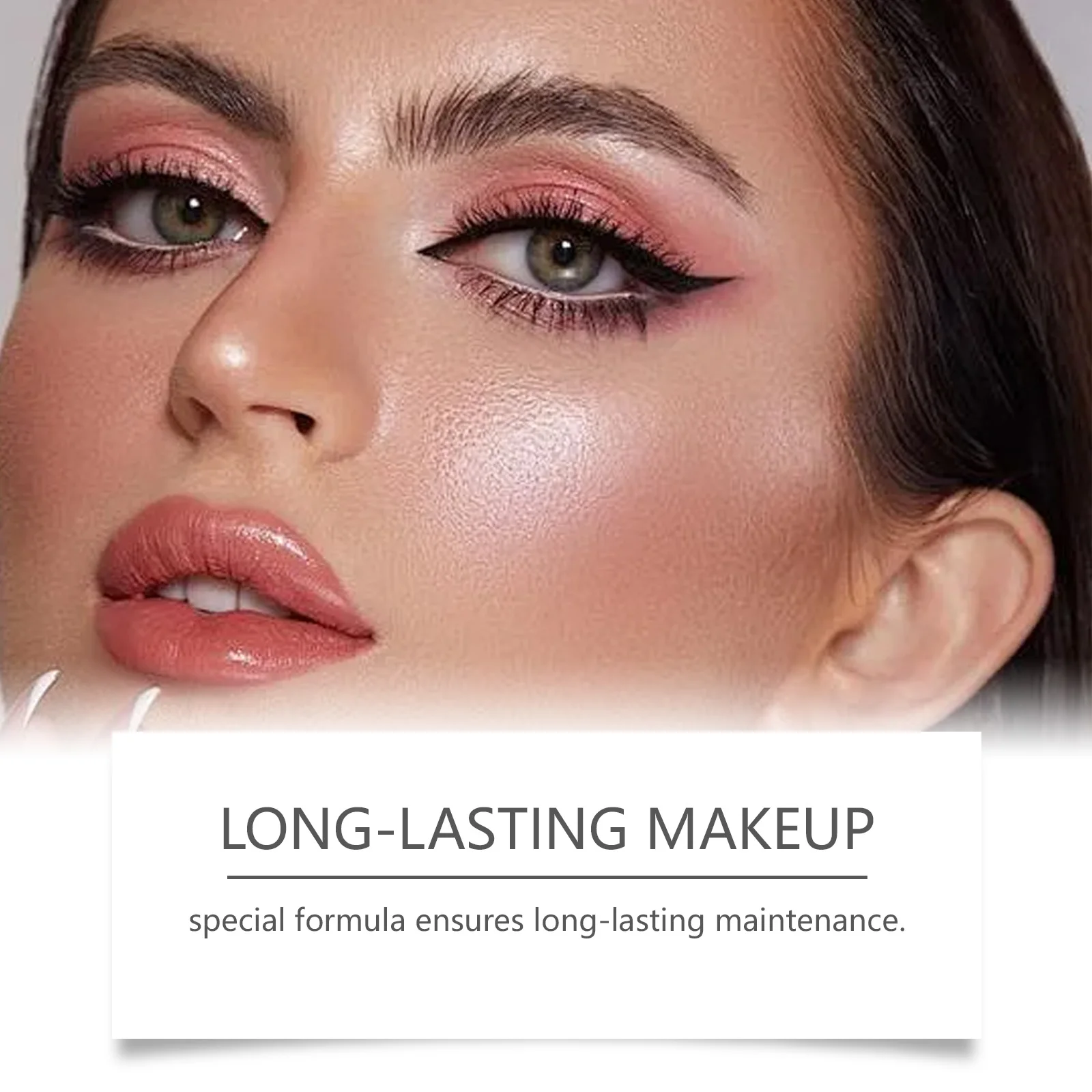 Kremowy cień do powiek w sztyfcie z brokatem, wodoodporny, długotrwały, łatwy w aplikacji, perłowy pigment do makijażu oczu, metaliczny połysk na powiechach.