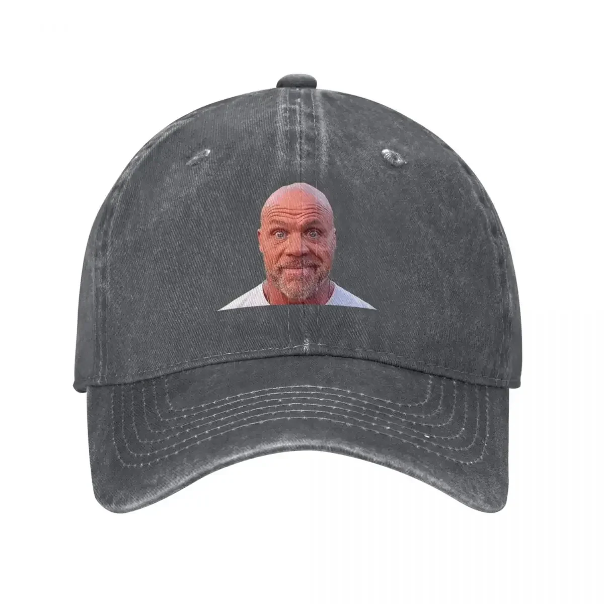 

Kurt Angle 100 yard stare meme Baseball Cap Golf Wear custom Hat For Men Women's