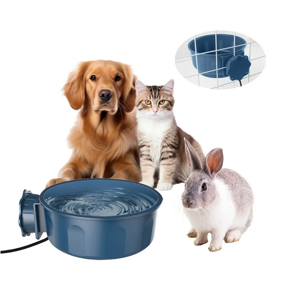 

Practical 600ml Pet Heating Water Bowl Constant Temperature Plastic USB Pet Feeding Bowl Hanging Heated Dog Bowl Winter