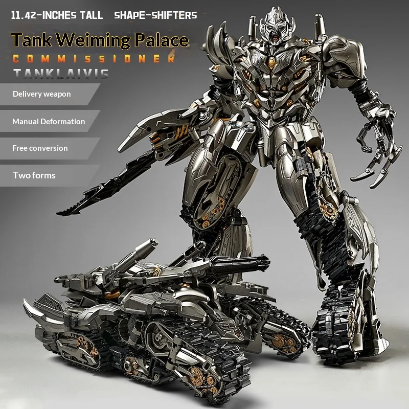 

6618A Transformation Toys Megatank Galvatron Action Figure Robot Collection Anime Movie Deformation Robot Model Kids Gifts Toys