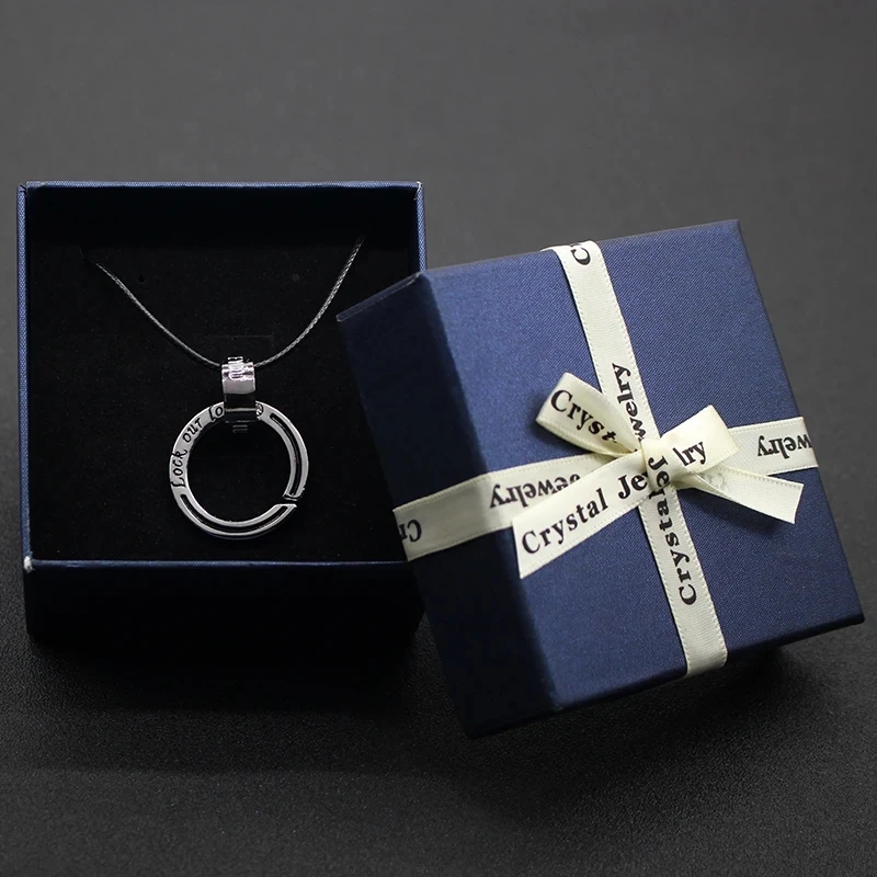 Caja de joyería con lazo y letras, collar, pendientes, anillo, caja de regalo del Día de San Valentín, suministros de paquete de almacenamiento de exhibición elegante y exclusivo, 1 ud.