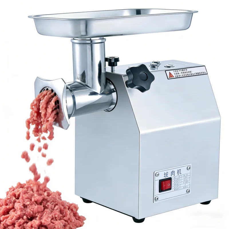 Factory Direct Sales New Meat Grinder High Quality Stainless Steel Automatic Electric Kitchen Machine 220V 120-220kg/h