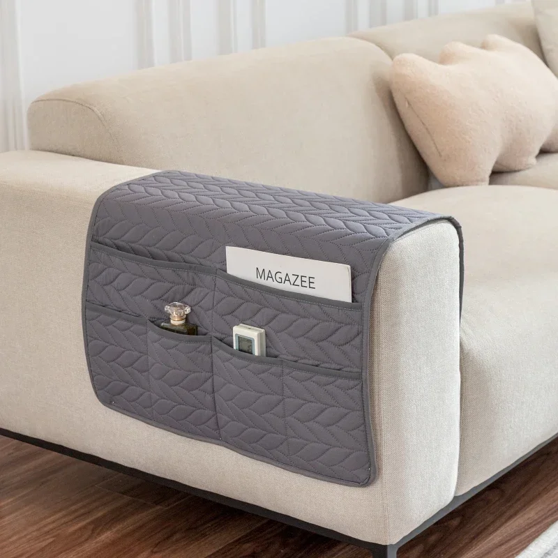 

1PC Solid Color Sofa Armrest Covers Removable Stretch Furniture Arm Couch Protector Storage Bag Chair Cover for Living Room Home