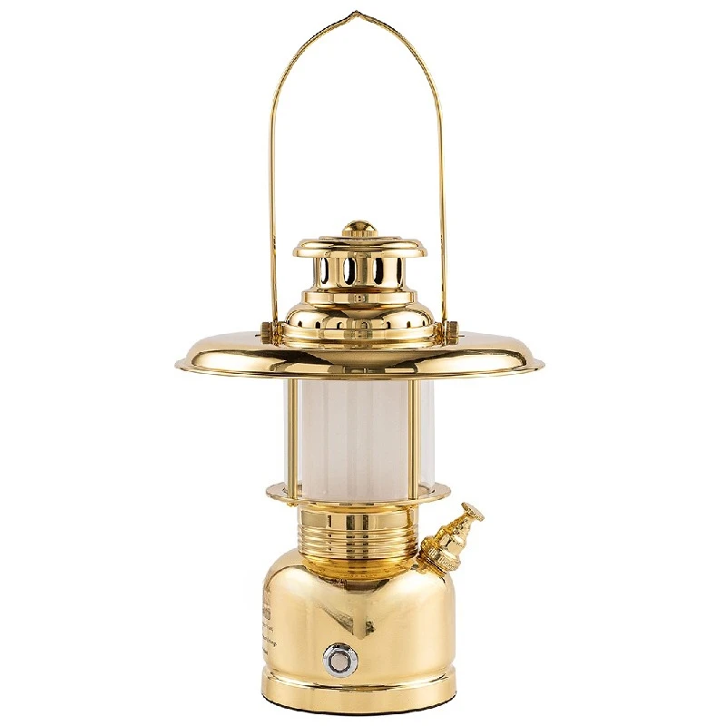 

Vintage brass outdoor camping lamp charging desk lamp touch dimming portable lamp