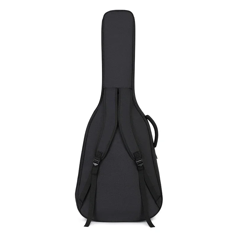 Thickend Guitar/Bass Bag 15mm Cotton Pad Rip-stop Waterproof Bass Backpack Side Pocket Shoulder Bag Case Neck Cushion Design