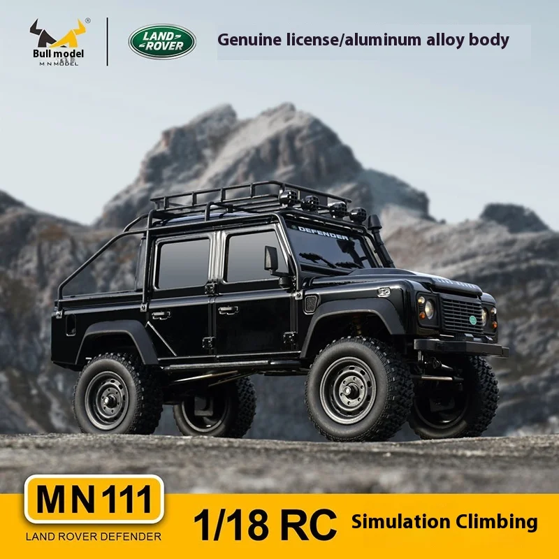 Mangniu Mn111 Four-Wheel Drive Climbing Kit Land Rover Defender Modified Model Off-Road Rc Car Remote Control Car Toy Boy'S Gift