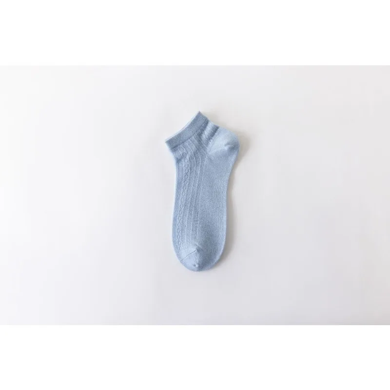 【10 Pairs】Low Tube Socks Women's Spring, Autumn，Summer Cotton Simple Solid Color Breathable Sweat-absorbing Deodorant Versatile