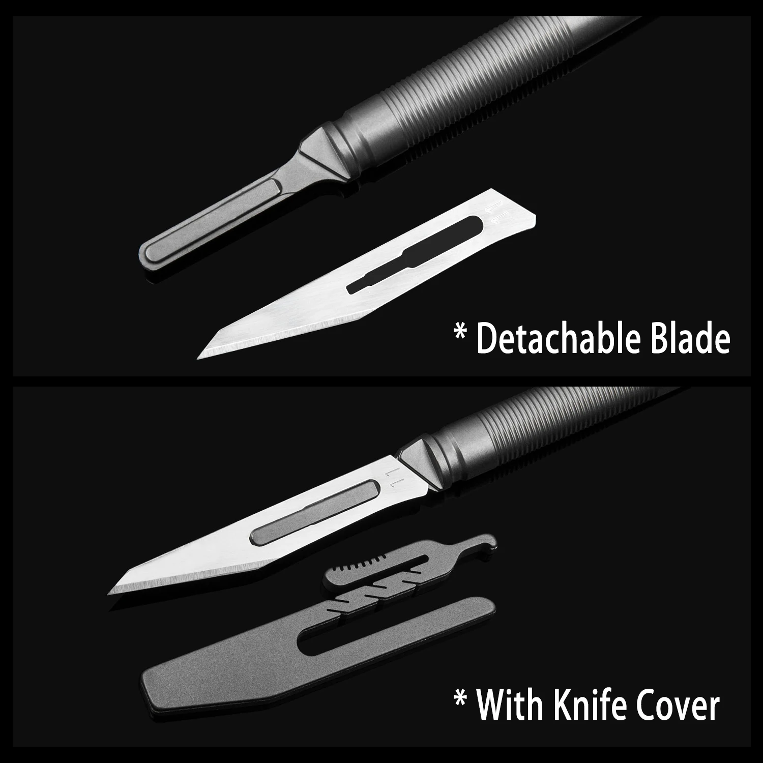 Titanium Scalpel With Surgical Blade Sharp And Durable Cutting Multifunctional EDC Tools Free Shipping New