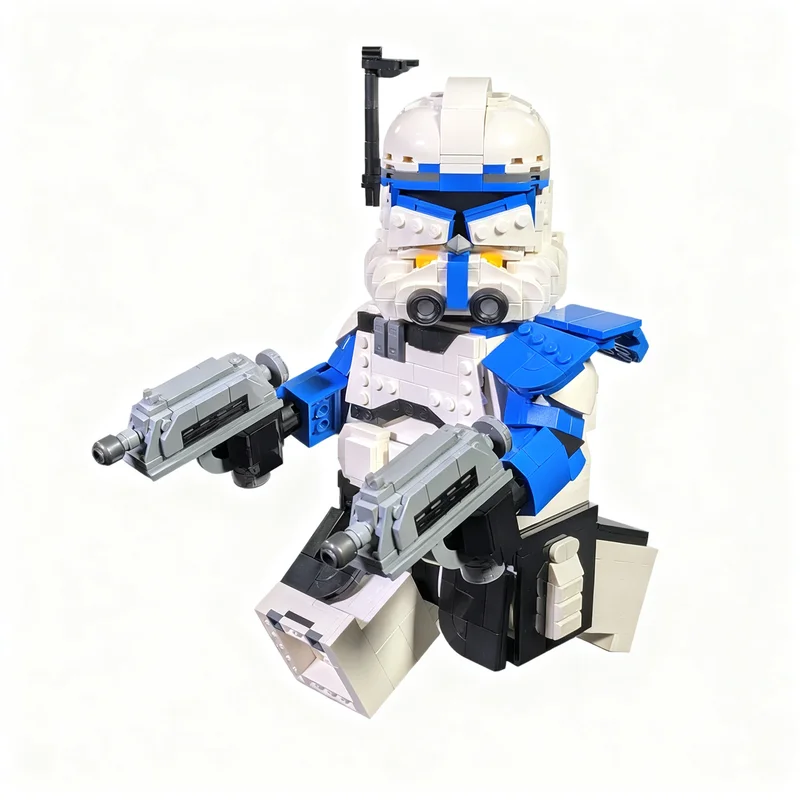 

1267PCS MOC Creative Building Captain Rexed Model Custom Puzzle DIY Ideas Toy Birthday Gift Bricks Holiday Gifts Collection