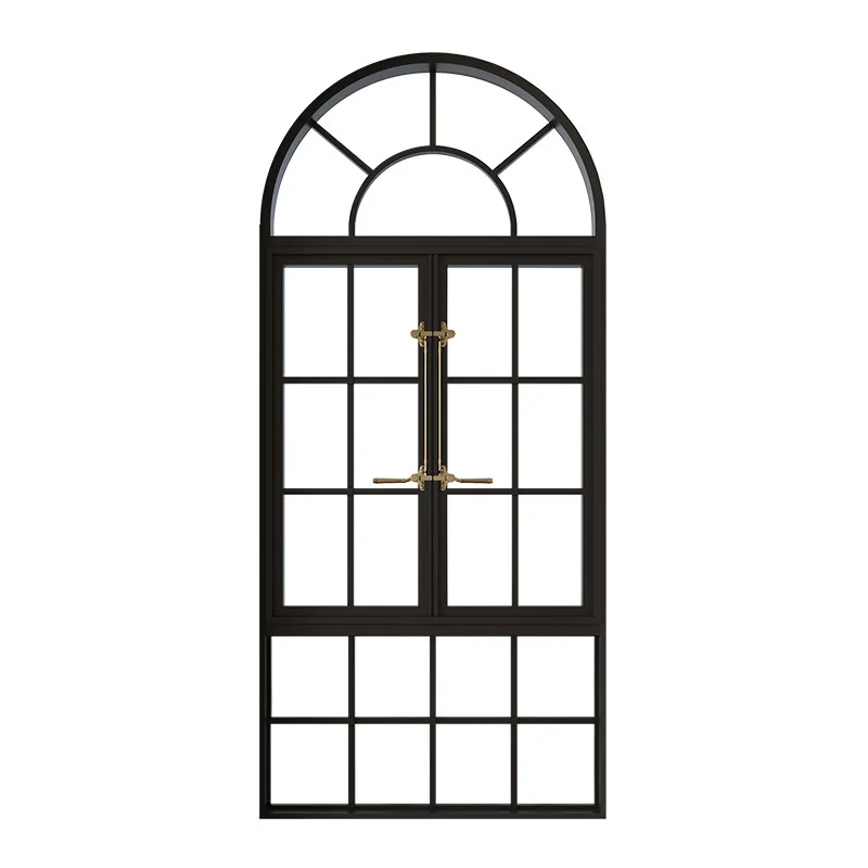 

Tea shop old-fashioned attic window casement window French retro sliding window thermal insulation steel profile