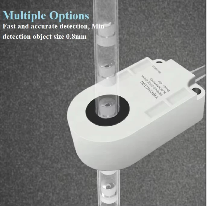 Industrial Automation High Sensitivity Ring Induction Proximity Sensor IP67 Protects DC 10~ 30v Output