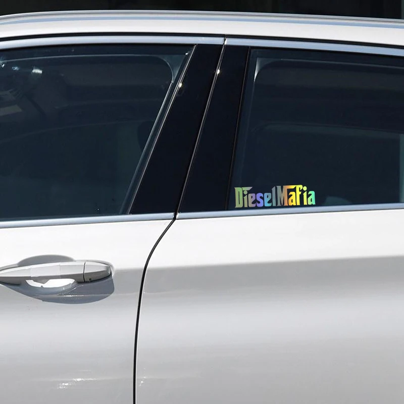 G067 12X3CM Diesel Mafia Vinyl Car Stickers Decals Black/Silver/laser