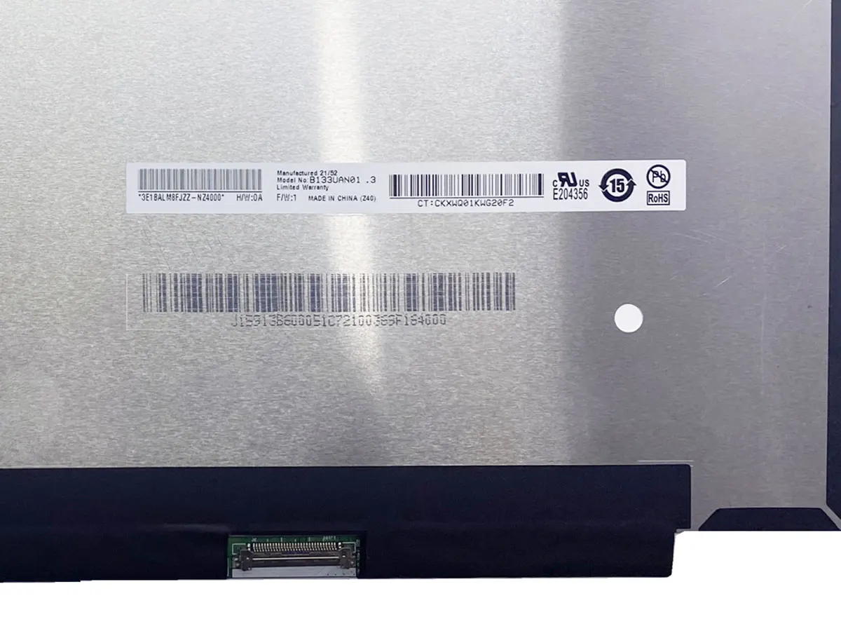 13.3 "شاشة لاب توب LCD B133UAN01.3 صالح LP133WU1-SPD1 LP133WU1-SPD2 NV133WUM-N65 IPS 1920x1200 ل HP 13-be لوحة عرض 30 دبابيس