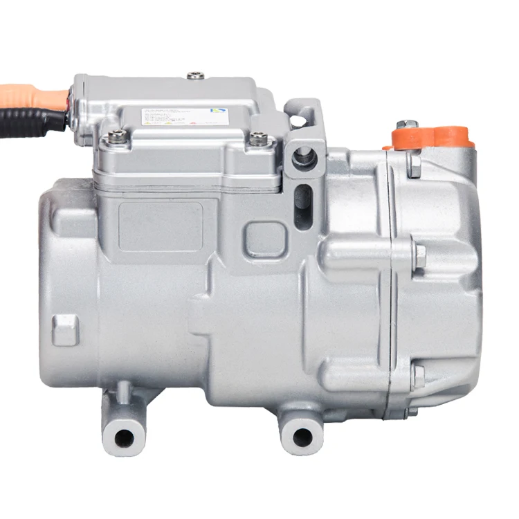 Imagen 6: Compresor de desplazamiento A/C para aire acondicionado de 24cc, 72v CC, Kit Universal de CA para coches, compresor eléctrico automotriz Universal