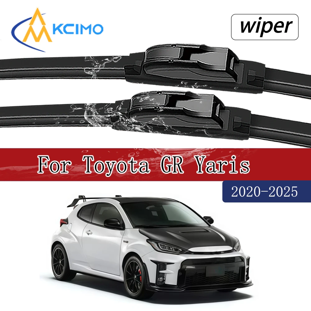 Scheibenwischer-Set (2 Stück) für Toyota GR Yaris XP210 2020-2025 Langlebige & Streifenfreie Allwetter-Schwerlast-Wischerblätter