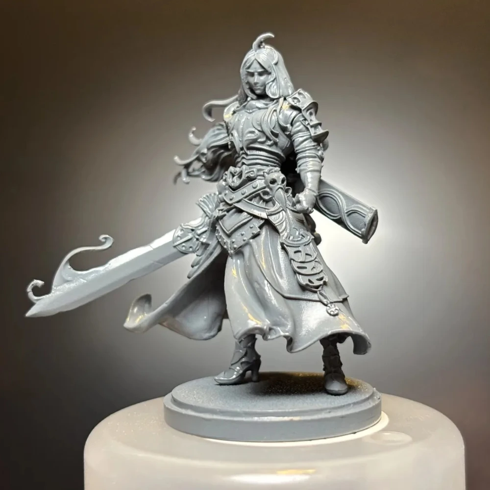 38 мм Kingdom Death Monster, универсальный мужской рыцарь, мини-белые модели, фигурки для самостоятельной сборки, сделай сам, раскраска, украшения, ремесла