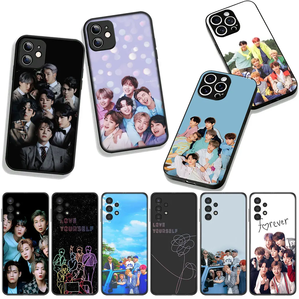 Чехол для телефона K-POP B-BT Kpop Boys для Samsung Galaxy S25 S24 S22 S23 FE Ultra Plus S7 Edge A56 A05 A06 A15 A16 A26 A36 Soft Cover Чехол для телефона K-POP B-BT Kpop Boys для Samsung Galaxy S25 S24 S22 S23 FE Ultra Plus S7 Edge A56 A05 A06 A15 A16 A26 A36 Soft Cover