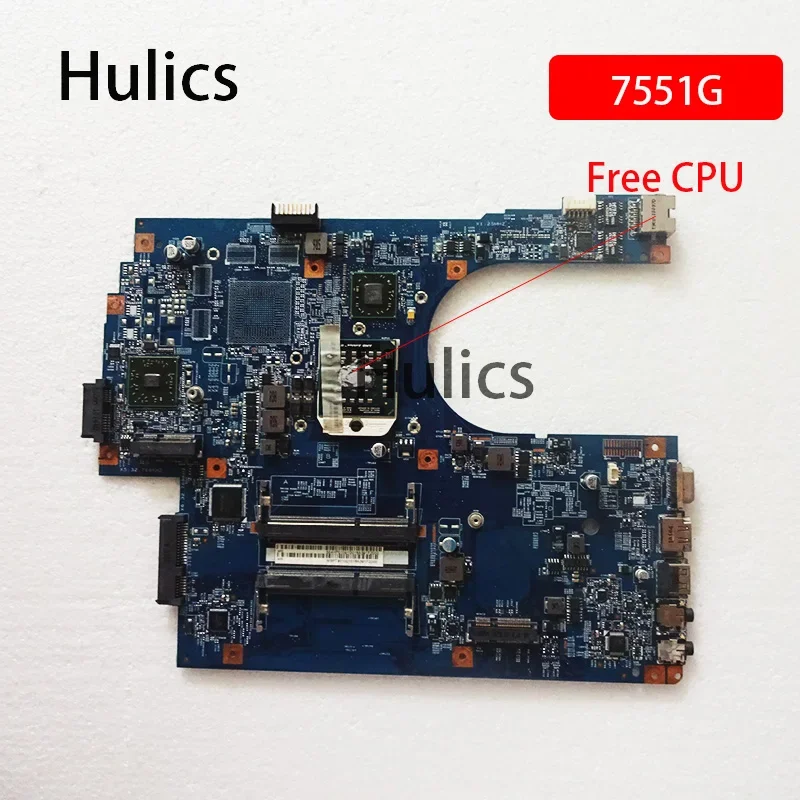 

Hulics Used For ACER ASPIRE 7551 7551G Laptop Motherboard JE70-DN MB 09929-1 48.4HP01.011 MBPT901001 Main Board Free CPU