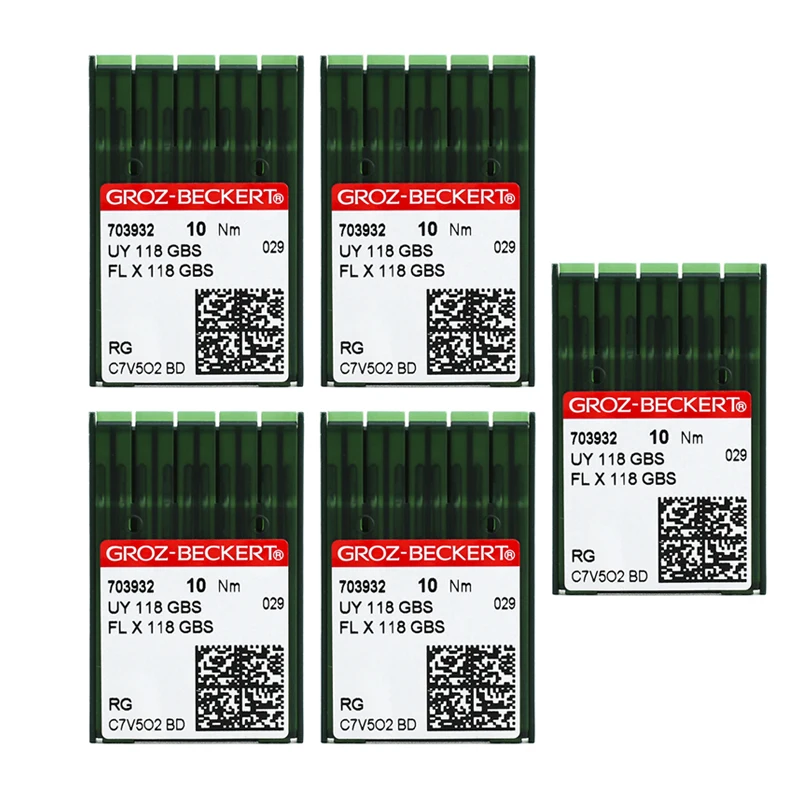 

50 PCS YU118GBS Groz-Beckert Sewing Machine Needles For Yamato FD-62 Pegasus Industrial Flatseamer Sewing Machines