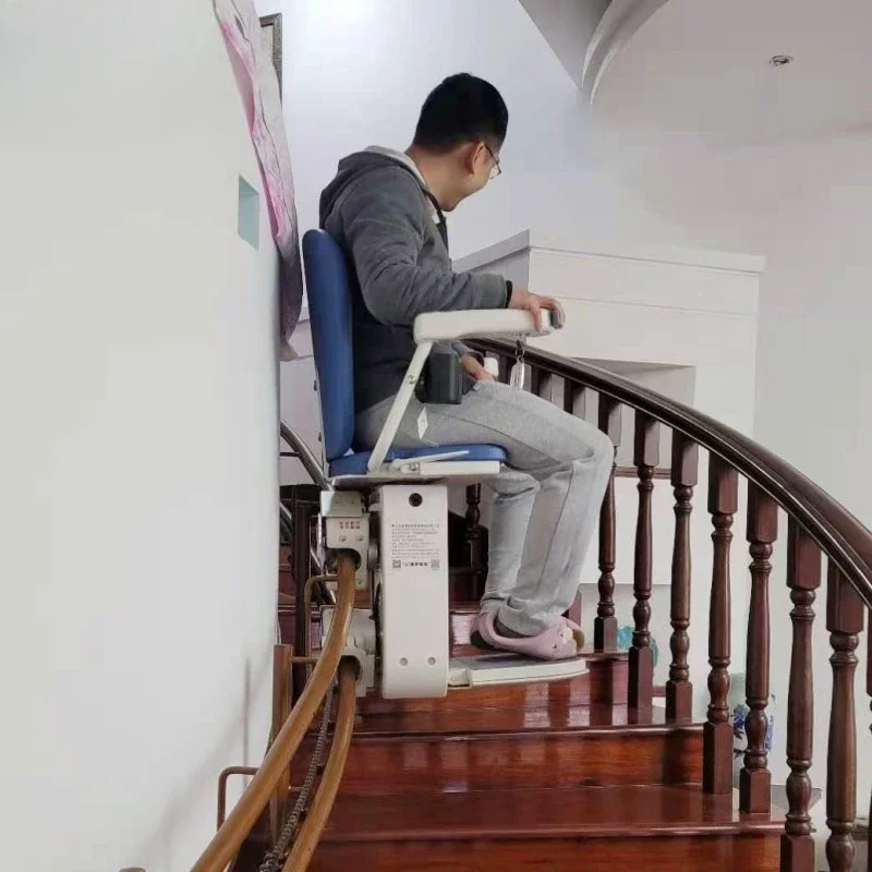 Convenient wheelchair stair lift disabled stair climber/hydraulic lift chair/platform lift folding stairs