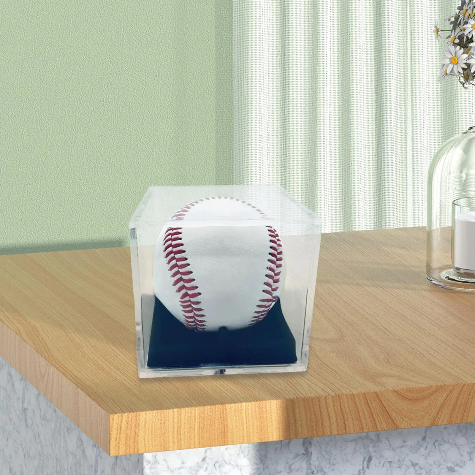 Acrylic Baseball Holder Enjoyment Gift for Golf Ball Softball Living Room