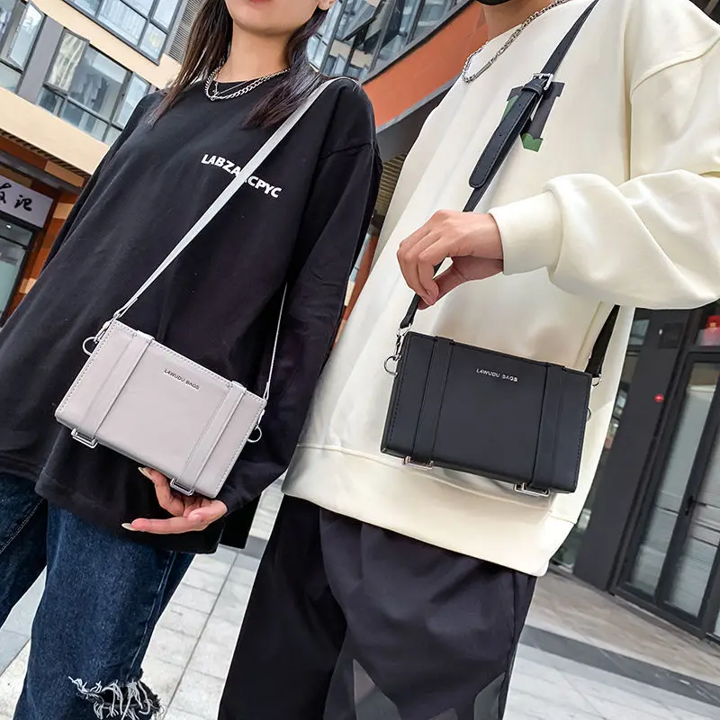 Bags 2023 New Spring Summer Unisex Casual Hasp HARD Box Shoulder Bag Handbag Pures And Bags Crossbody Women Bag