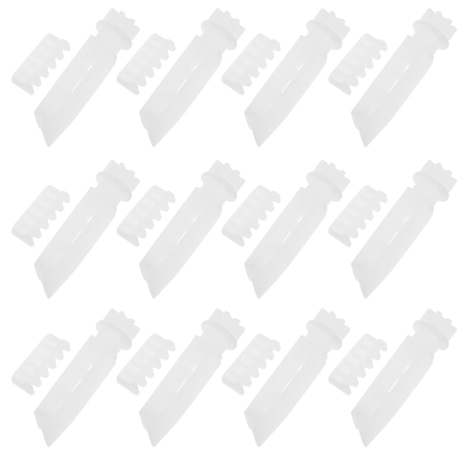 

Vertical Blind Replacement Parts Plastic White Universal Fit Easy Install Repair Kit For Blinds Components Carrier