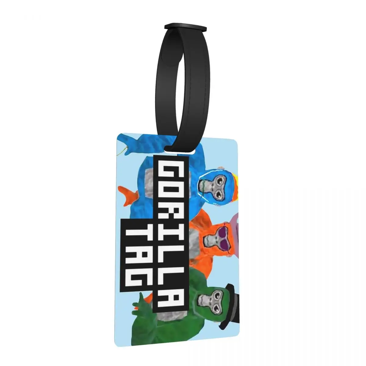 

Gorilla Tag Party Hat Gorilla Tag Merch Luggage Tags Suitcase Travel Cute Baggage Boarding Tag Label Holder ID Name Address