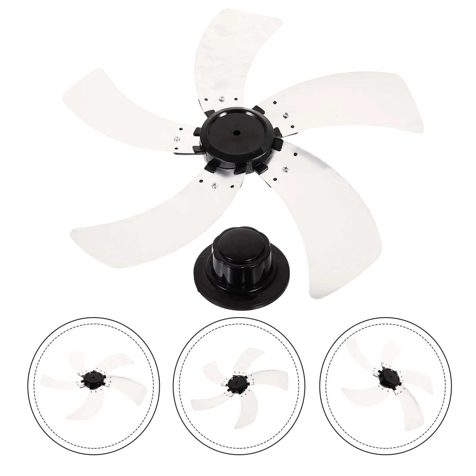 Floor Fan Blade Accessory Leaves For Table Electric Standing Aluminum Alloy Blades Metal Silver