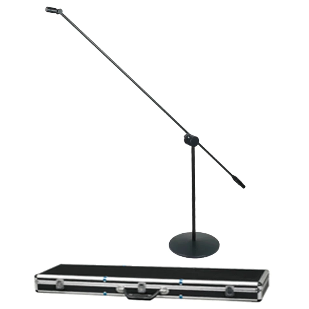 MiCWL Audio Pro Stage Singing Standing Confenser Microphone Super-Cardioid For Choir Group Chorus Studio Pole with Flight Case