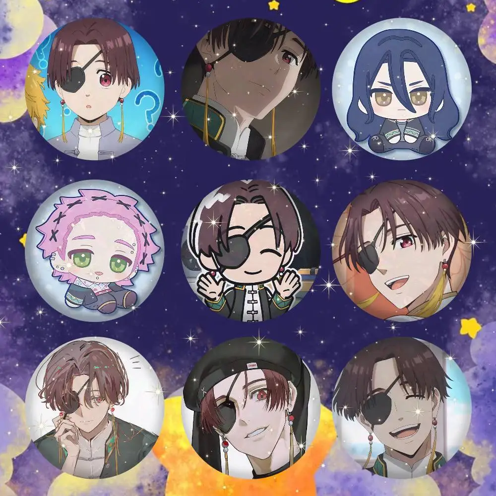 A-Hayato Suo Anime Round Badges, Brooches, Clothing Accessories, Birthday Gifts, Anime Conventions
