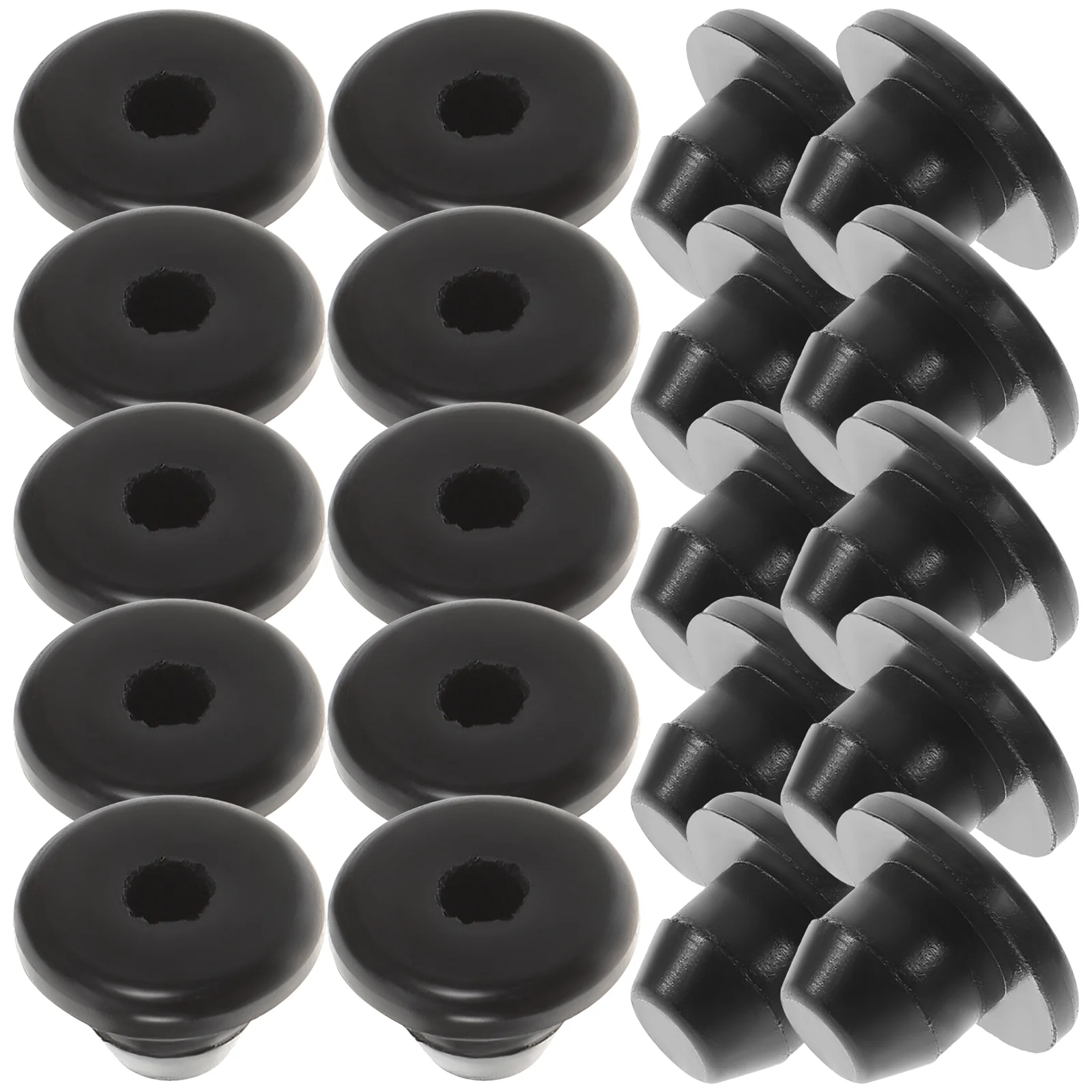 

20 Pcs Jack Oil Plug Electric Car Rubber Hydraulic Filler Bung Furniture Horizontal Floor Plugs Reservoir