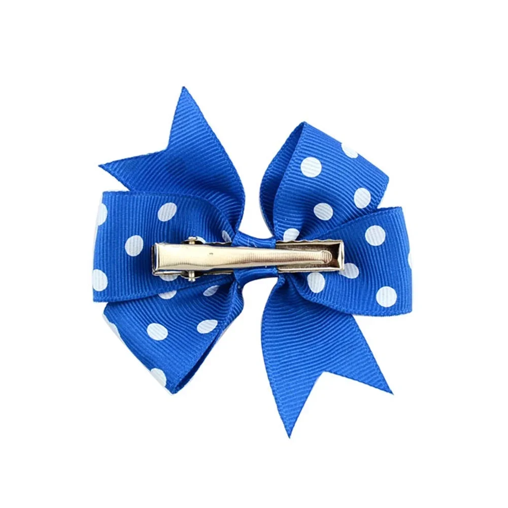 2pcs Solid Grosgrain Ribbon Hair Bows HairClips Hairpin Girl\'s Bows Boutique Hair Clip Headware Baby Hair Accessories