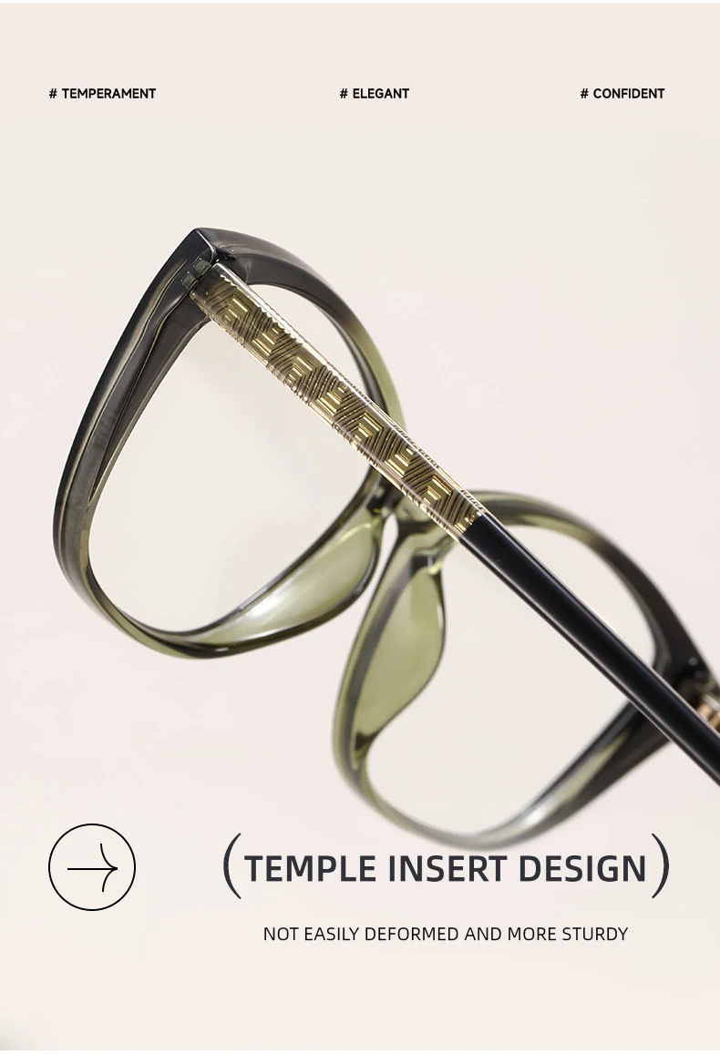 KANSEPT Plus Lesebrille Frau Optische Lunette Pour Femme Original Sonnenbrille Mann Transparente Okulare Brillen -1 Männer – Detail 4