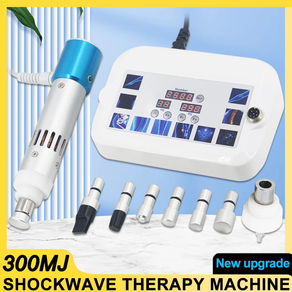 300mj Shockwave Therapy Machine Physiotherapy Shock Wave Vibrator Massager Muscle Machine Health Body Massager Pain Relief
