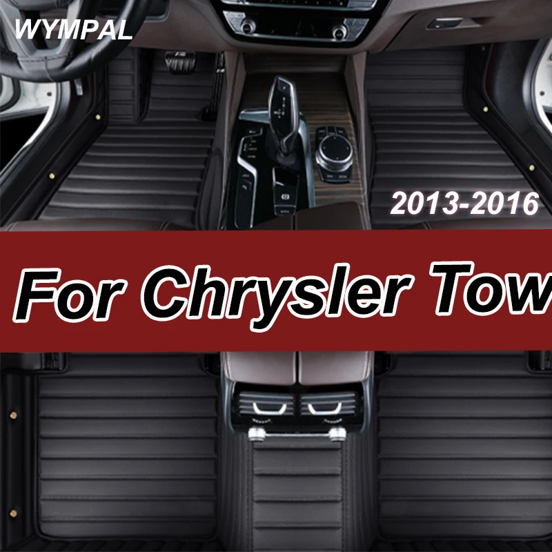 

Роскошный автомобильный коврик для Chrysler Town & Country 7 сидений 2013 ~ 2016 Водонепроницаемый защитный коврик для заднего багажника Автомобильный аксессуар