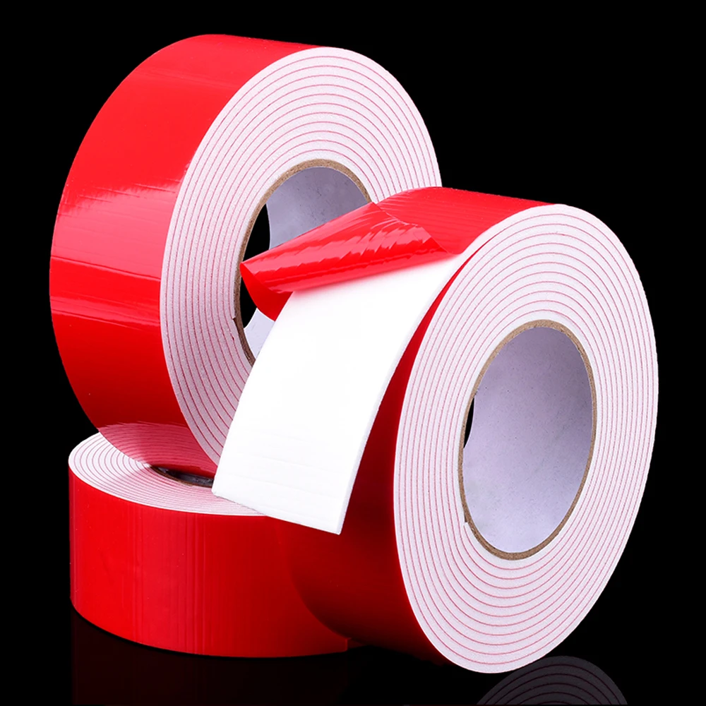 Fita de espuma dupla face de 5/10m, instalação forte, móveis fixos, tapete, escritório doméstico, artesanato, porta e janela, adesivos