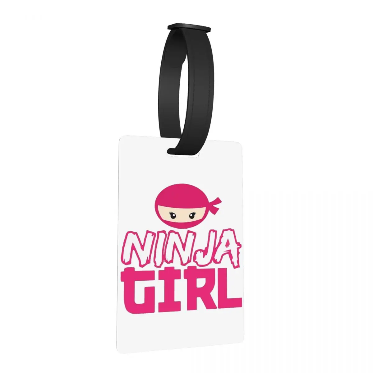 

Багажные бирки Spy Ninja Girl, аксессуары для чемодана, дорожная модная бирка для багажа, держатель этикетки, идентификационное имя, адрес