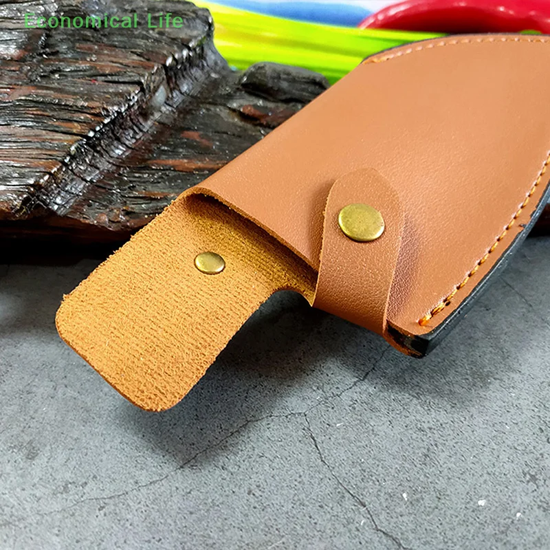 Knife Cover Chef Butcher Kitchen Tools Full Tang Handle Leather Knife Sheath