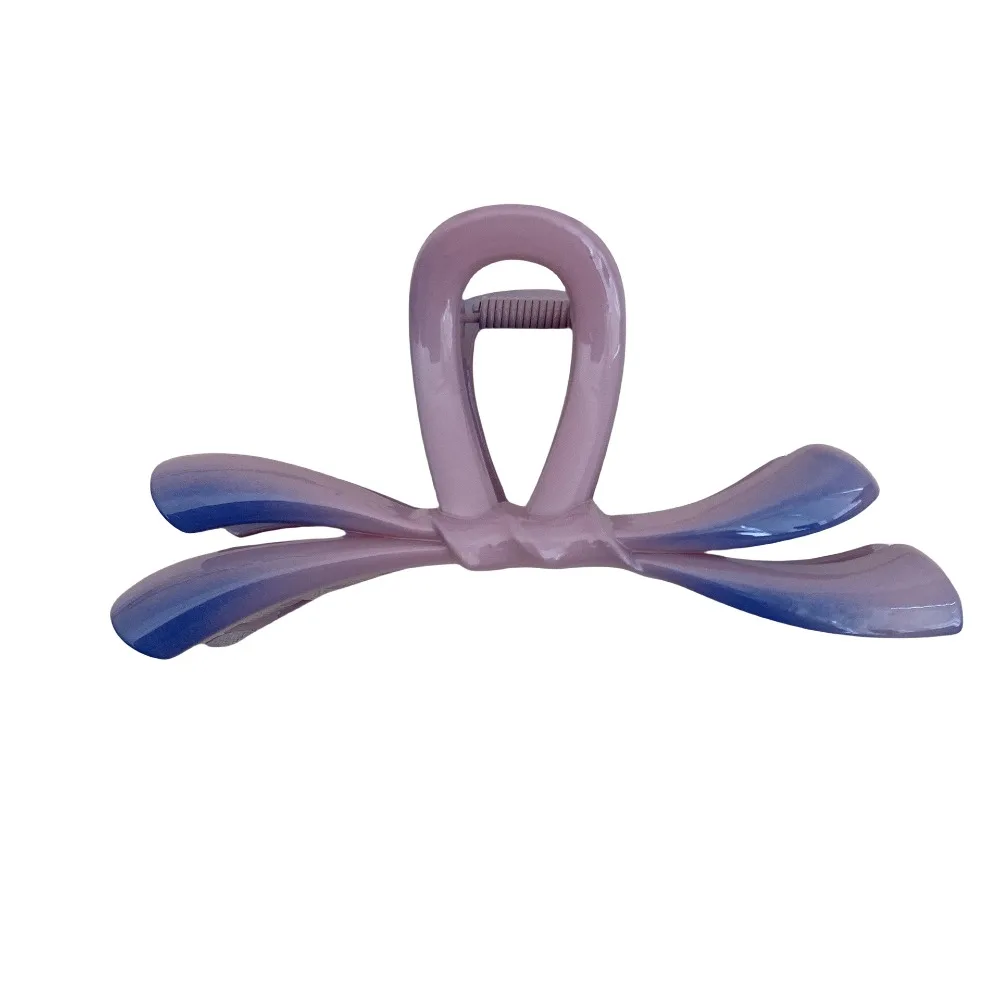 

Ribbon Bow Hair Claw Creative Plastic Grab Clip Bowknot Hair Clip Korean Style Headwear Large Shark Clip Girl