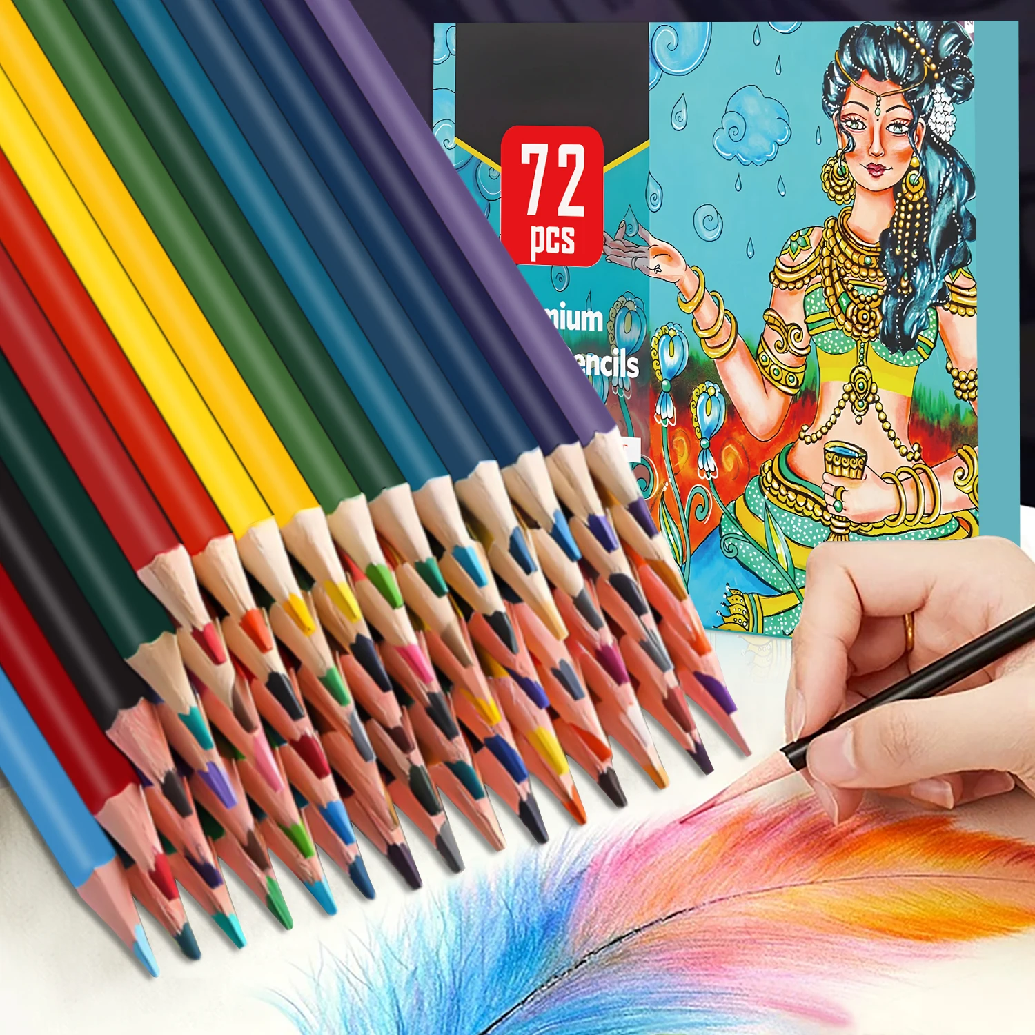 72-120-180-260-professional-oil-based-metallic-watercolor-colored-pencils-for-artists-pencils-for-drawingsketching-coloring