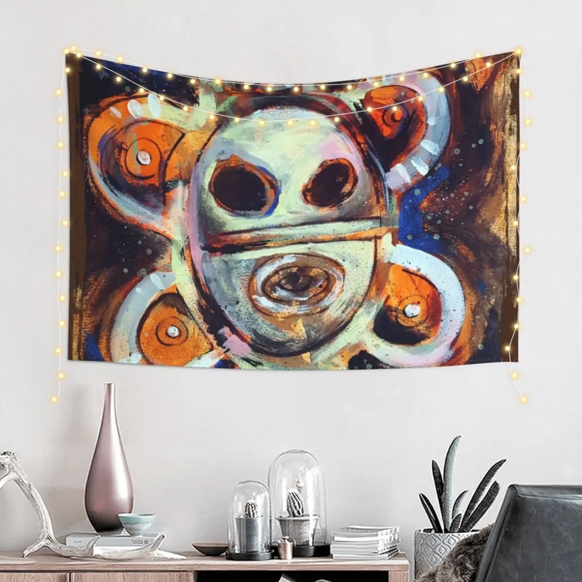 Taino Sun of Jayuya Puerto Rican Art Tapestry Decoration Bedroom Wall Hanging Wall Tapestry