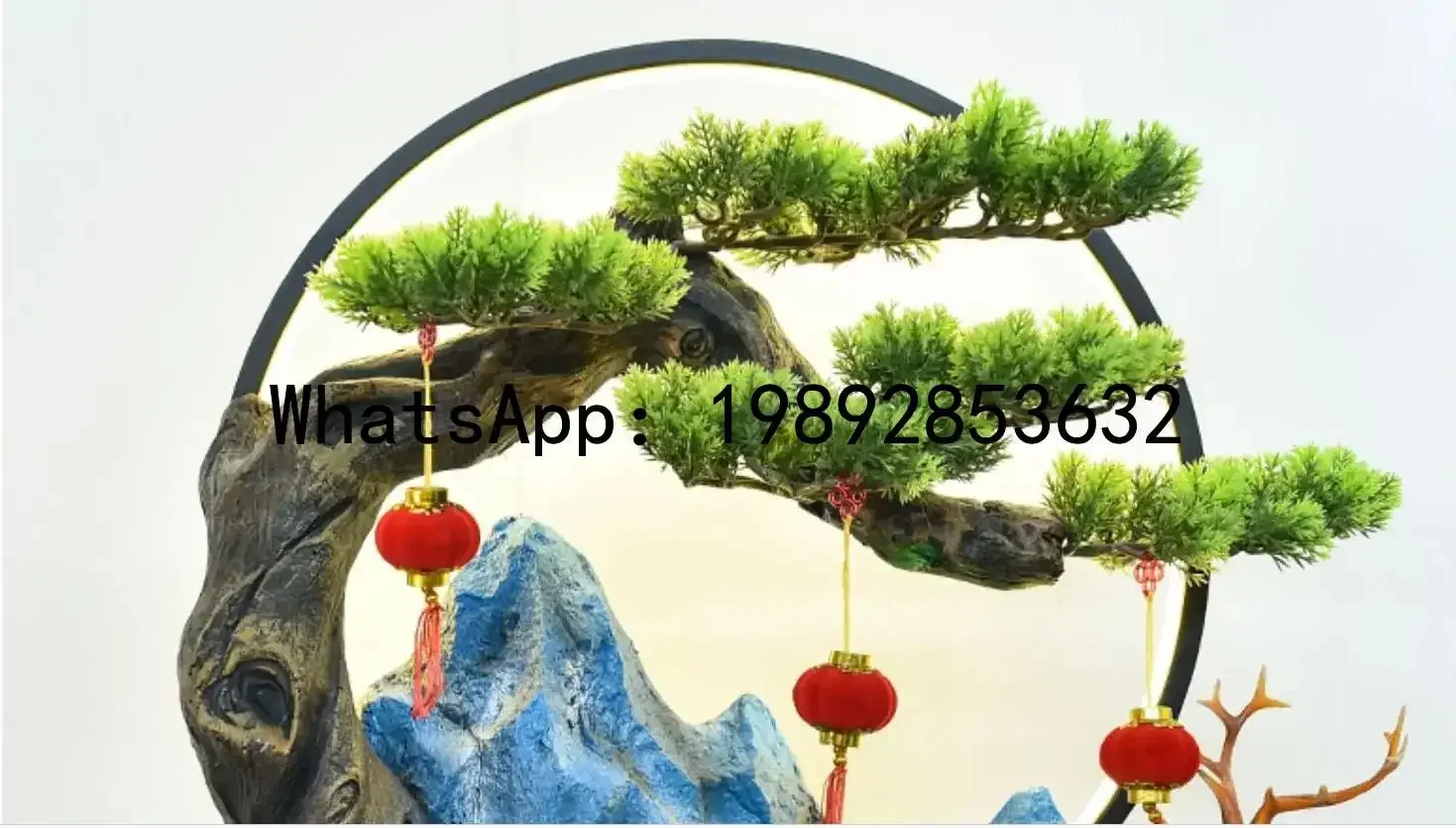 

W-Rockery Fountain Water Curtain Wall Screen Partition Living Room Decoration Landscaping Indoor Entrance Ornament