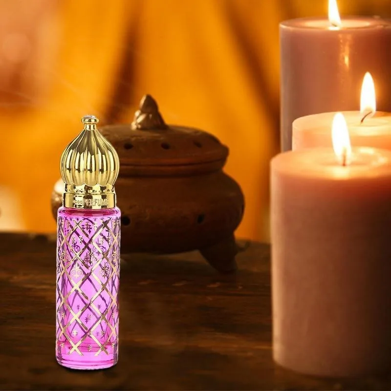 Glass Roll Bottles For Perfume, Bronzing Fragrance Oil Empty Bottle, Fantasy Empty Glass Bottle, Dubai view 2