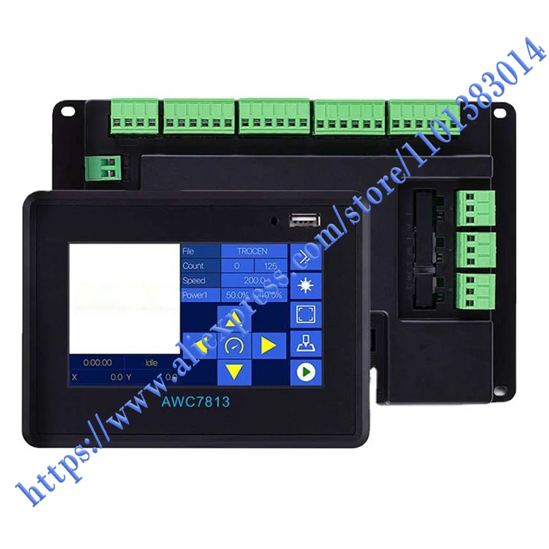 AWC7813 Controller For CO2 Laser Engraving Machine Laser Cutting Motion Controller.