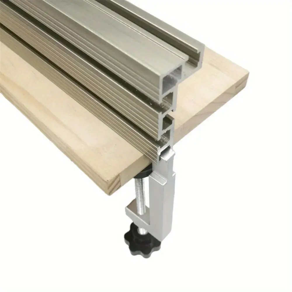 Stable T-Slot Table Clamp G Clam Universal Table Saw Guide Rail Clamp Aluminum Alloy Adjustable Fixed Clamp Woodworking