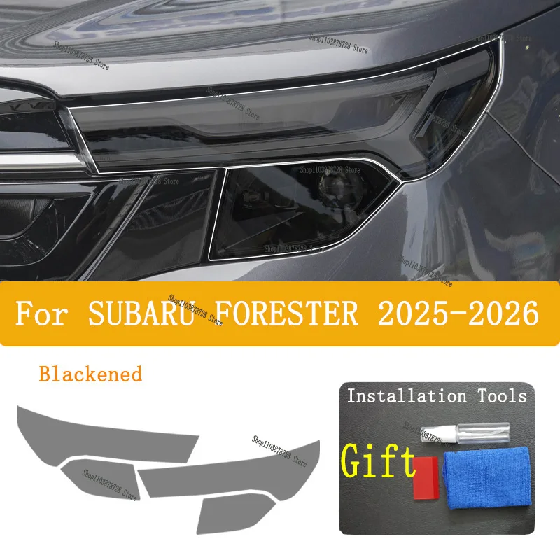 

Для SUBARU FORESTER 2025-2026 ТПУ внешние фары автомобиля защитная пленка от царапин ремонт фар наклейка аксессуары Refi
